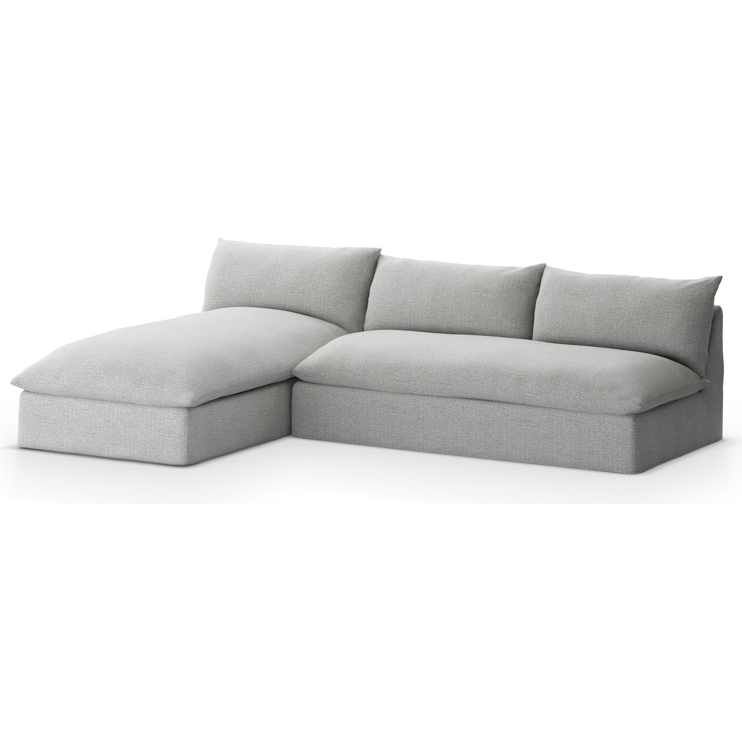 003 SI-1902151 | Additional Silo | Grant Outdoor 2-PC Sectional by Four Hands. Made from 100% olefin, 91% polyurethane foam pad, 9% polyester fiber batting in a transitional style.