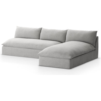 Grant Outdoor 2-PC Sectional by Four Hands. Made from 100% olefin, 91% polyurethane foam pad, 9% polyester fiber batting in a transitional style.