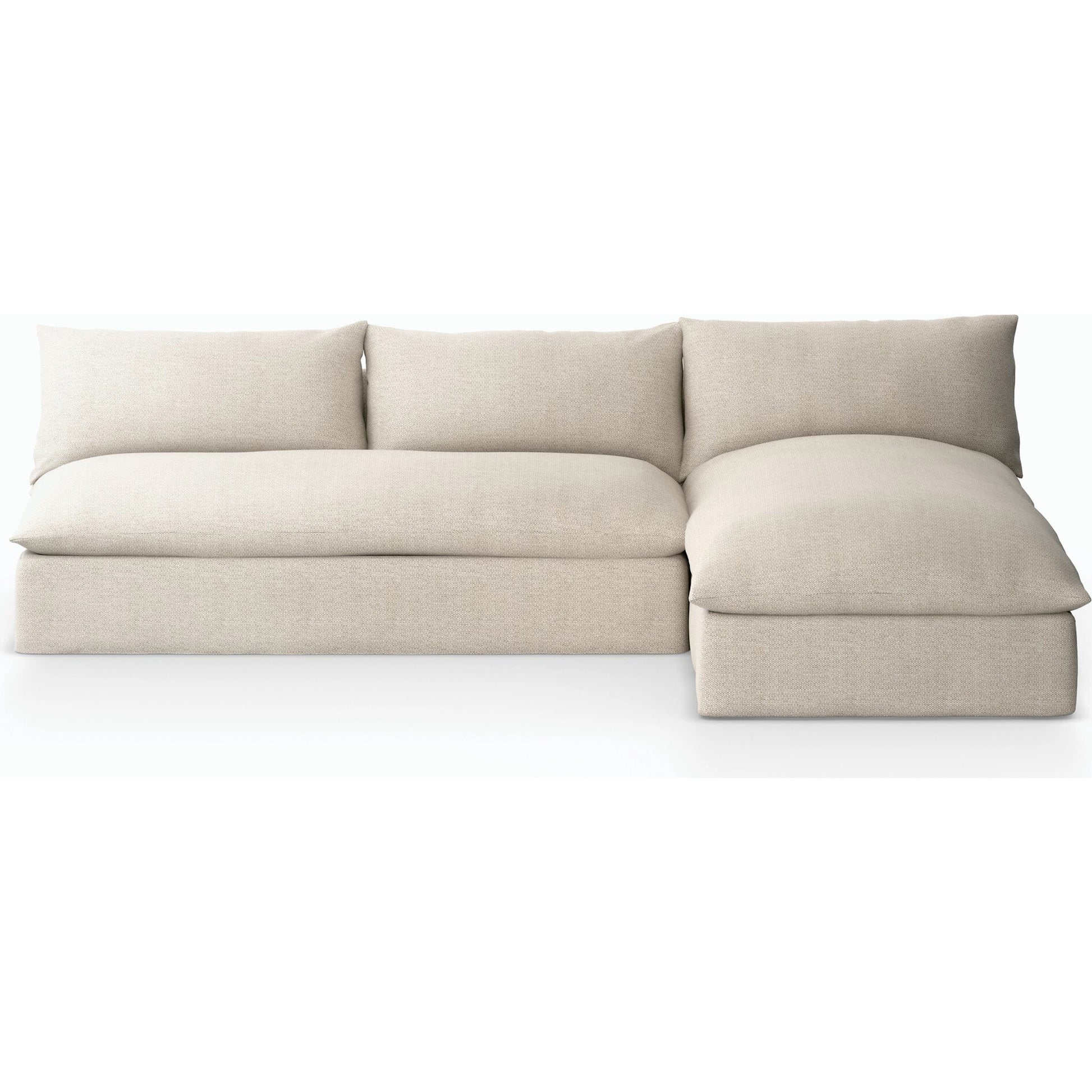 Grant Outdoor 2-PC Sectional by Four Hands. Made from 100% olefin, 91% polyurethane foam pad, 9% polyester fiber batting in a transitional style.