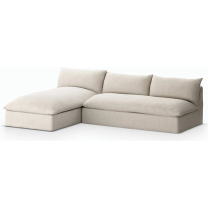 Grant Outdoor 2-PC Sectional by Four Hands. Made from 100% olefin, 91% polyurethane foam pad, 9% polyester fiber batting in a transitional style.