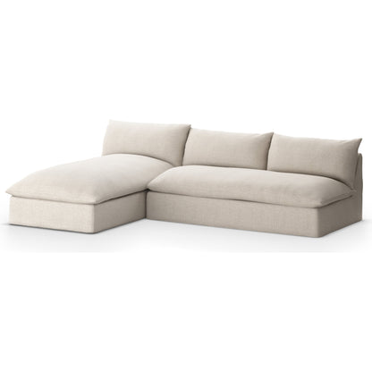 Grant Outdoor 2-PC Sectional by Four Hands. Made from 100% olefin, 91% polyurethane foam pad, 9% polyester fiber batting in a transitional style.