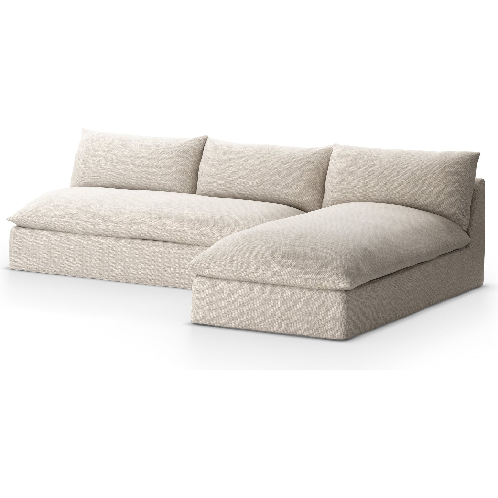 Grant Outdoor 2-PC Sectional by Four Hands. Made from 100% olefin, 91% polyurethane foam pad, 9% polyester fiber batting in a transitional style.