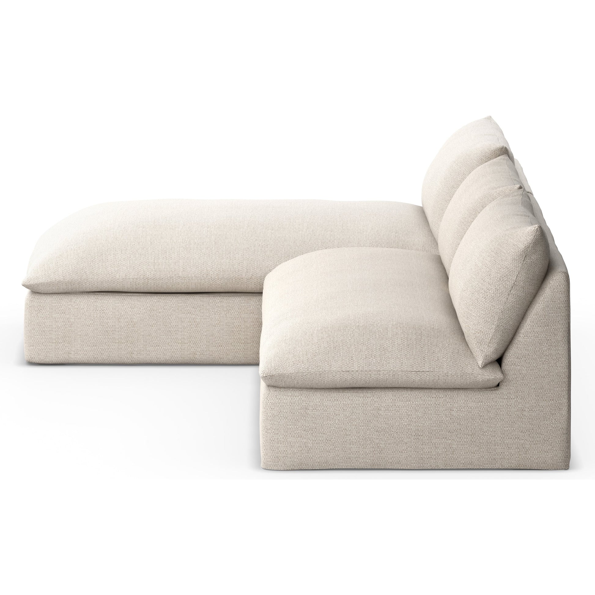 Grant Outdoor 2-PC Sectional by Four Hands. Made from 100% olefin, 91% polyurethane foam pad, 9% polyester fiber batting in a transitional style.