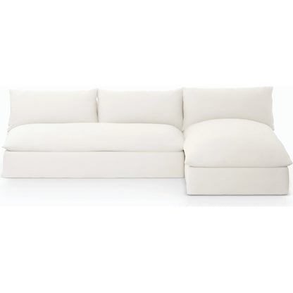 Grant Outdoor 2-PC Sectional by Four Hands. Made from 100% olefin, 91% polyurethane foam pad, 9% polyester fiber batting in a transitional style.