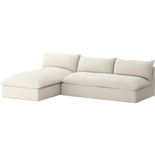 001 SI-1902150 | Primary Silo | Grant Outdoor 2-PC Sectional by Four Hands. Made from 100% olefin, 91% polyurethane foam pad, 9% polyester fiber batting in a transitional style.