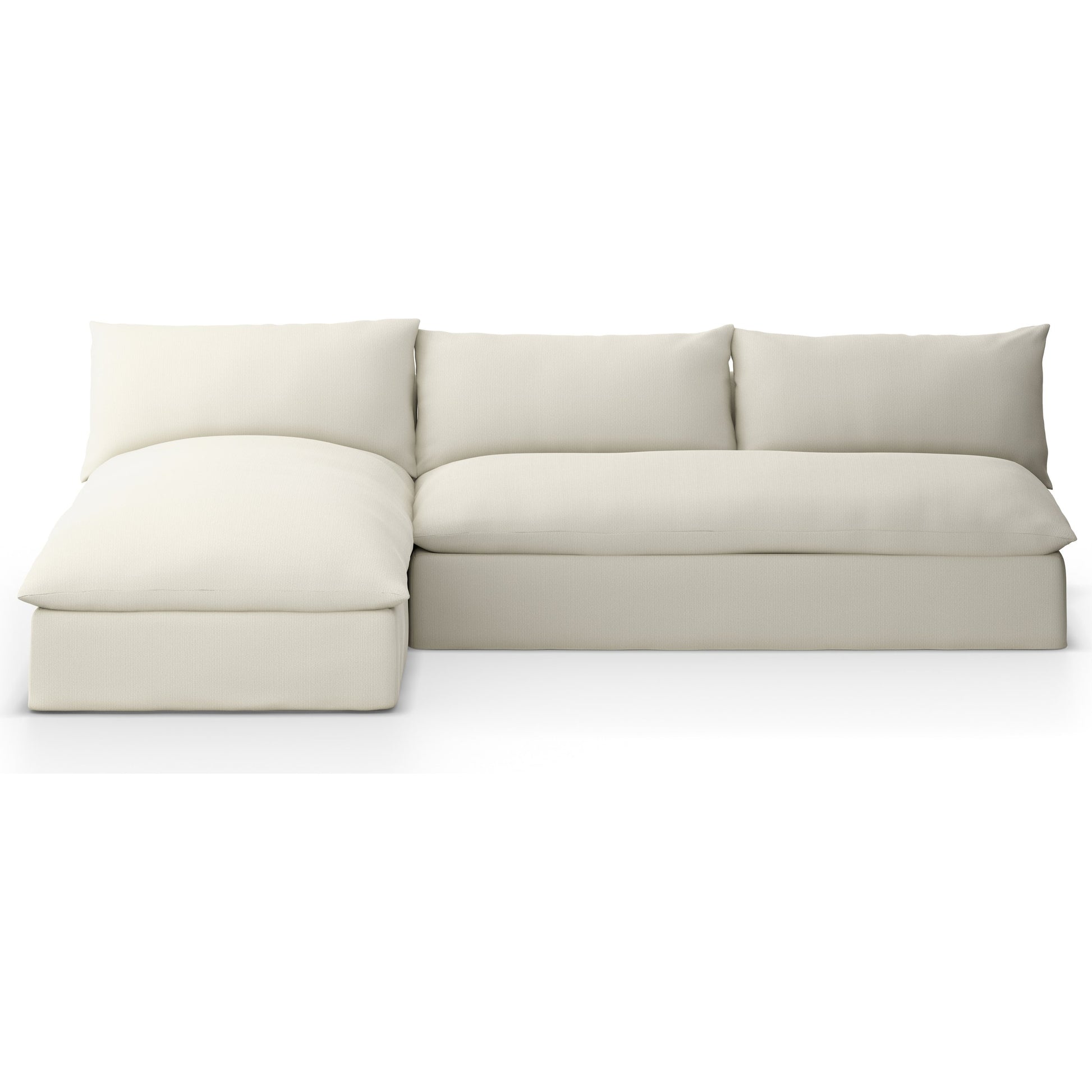 Grant Outdoor 2-PC Sectional by Four Hands. Made from 100% olefin, 91% polyurethane foam pad, 9% polyester fiber batting in a transitional style.