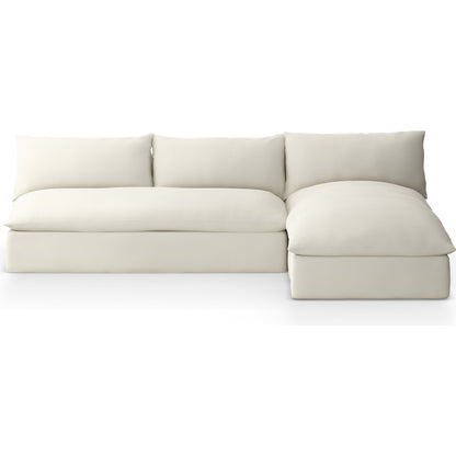 Grant Outdoor 2-PC Sectional by Four Hands. Made from 100% olefin, 91% polyurethane foam pad, 9% polyester fiber batting in a transitional style.