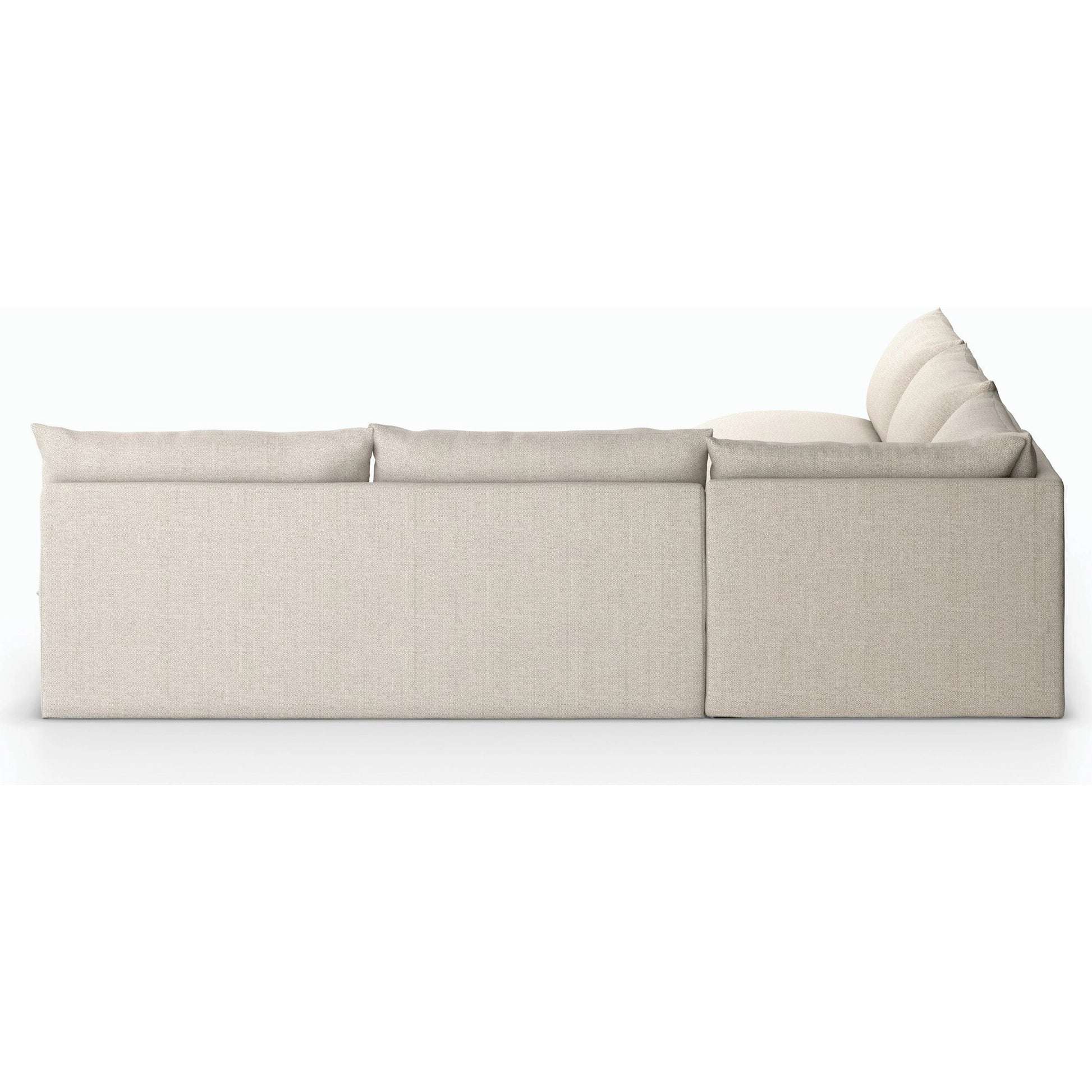 Grant Outdoor 3-PC Sectional by Four Hands. Made from 100% olefin, 91% polyurethane foam pad, 9% polyester fiber batting in a transitional style.