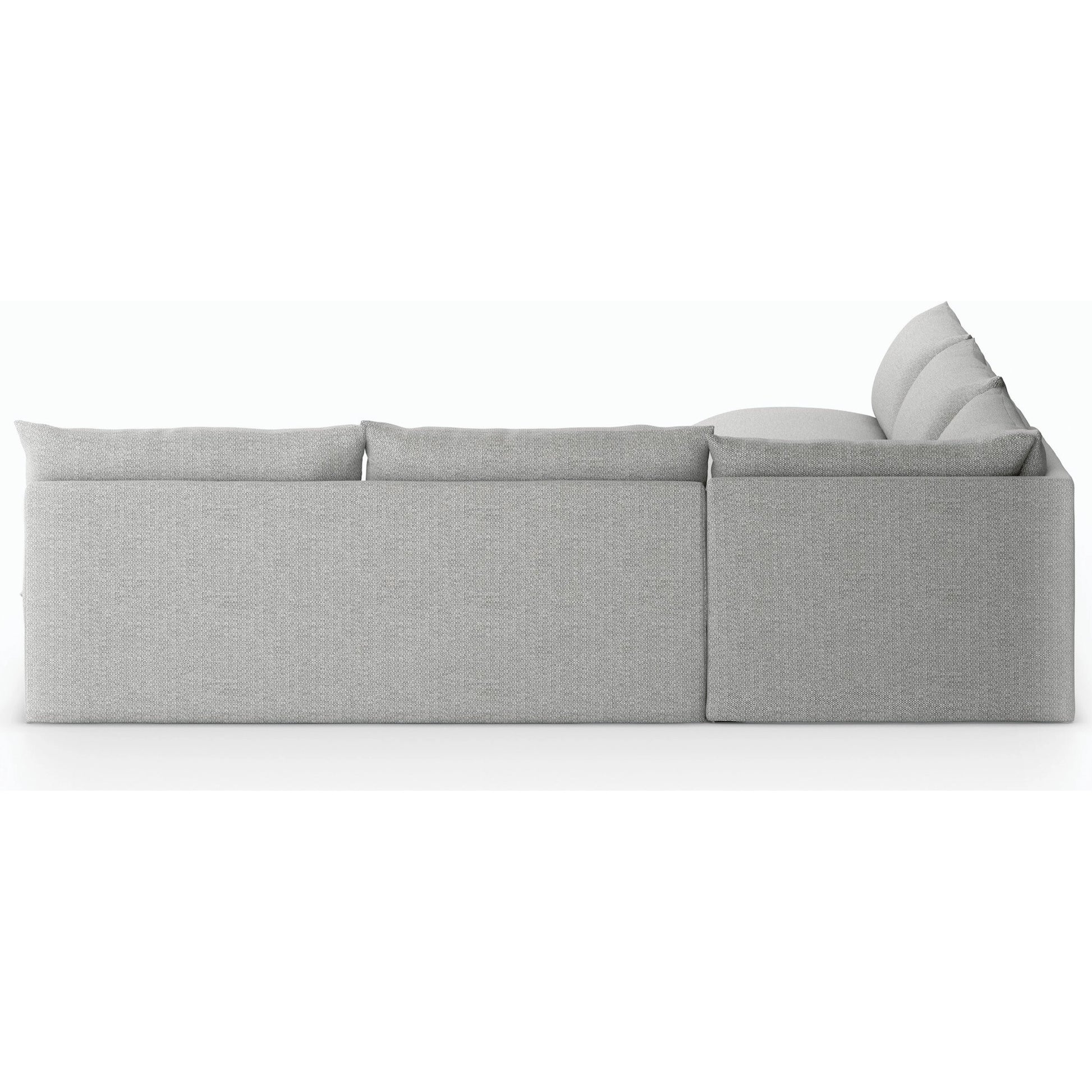 Grant Outdoor 3-PC Sectional by Four Hands. Made from 100% olefin, 91% polyurethane foam pad, 9% polyester fiber batting in a transitional style.