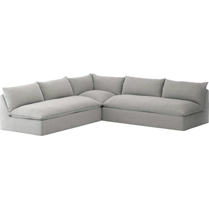 Grant Outdoor 3-PC Sectional by Four Hands. Made from 100% olefin, 91% polyurethane foam pad, 9% polyester fiber batting in a transitional style.