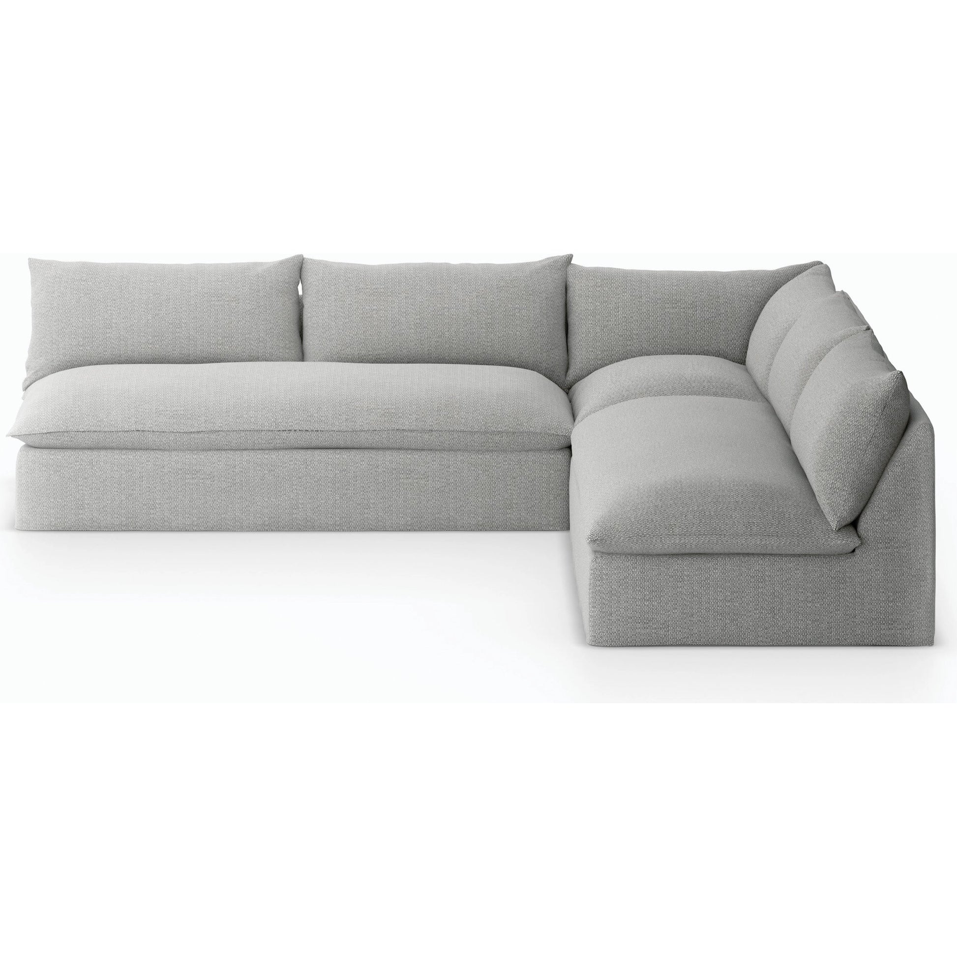Grant Outdoor 3-PC Sectional by Four Hands. Made from 100% olefin, 91% polyurethane foam pad, 9% polyester fiber batting in a transitional style.