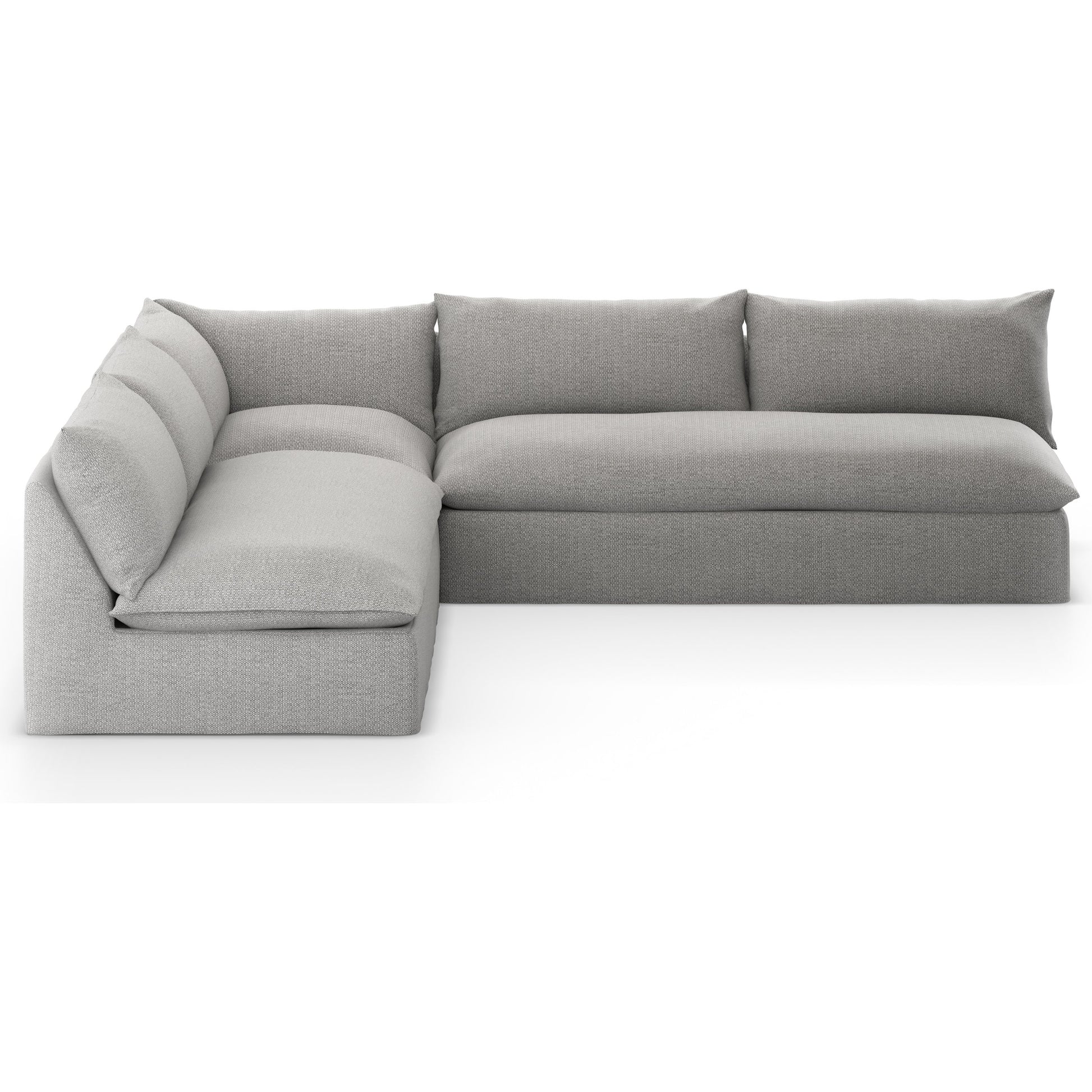 Grant Outdoor 3-PC Sectional by Four Hands. Made from 100% olefin, 91% polyurethane foam pad, 9% polyester fiber batting in a transitional style.