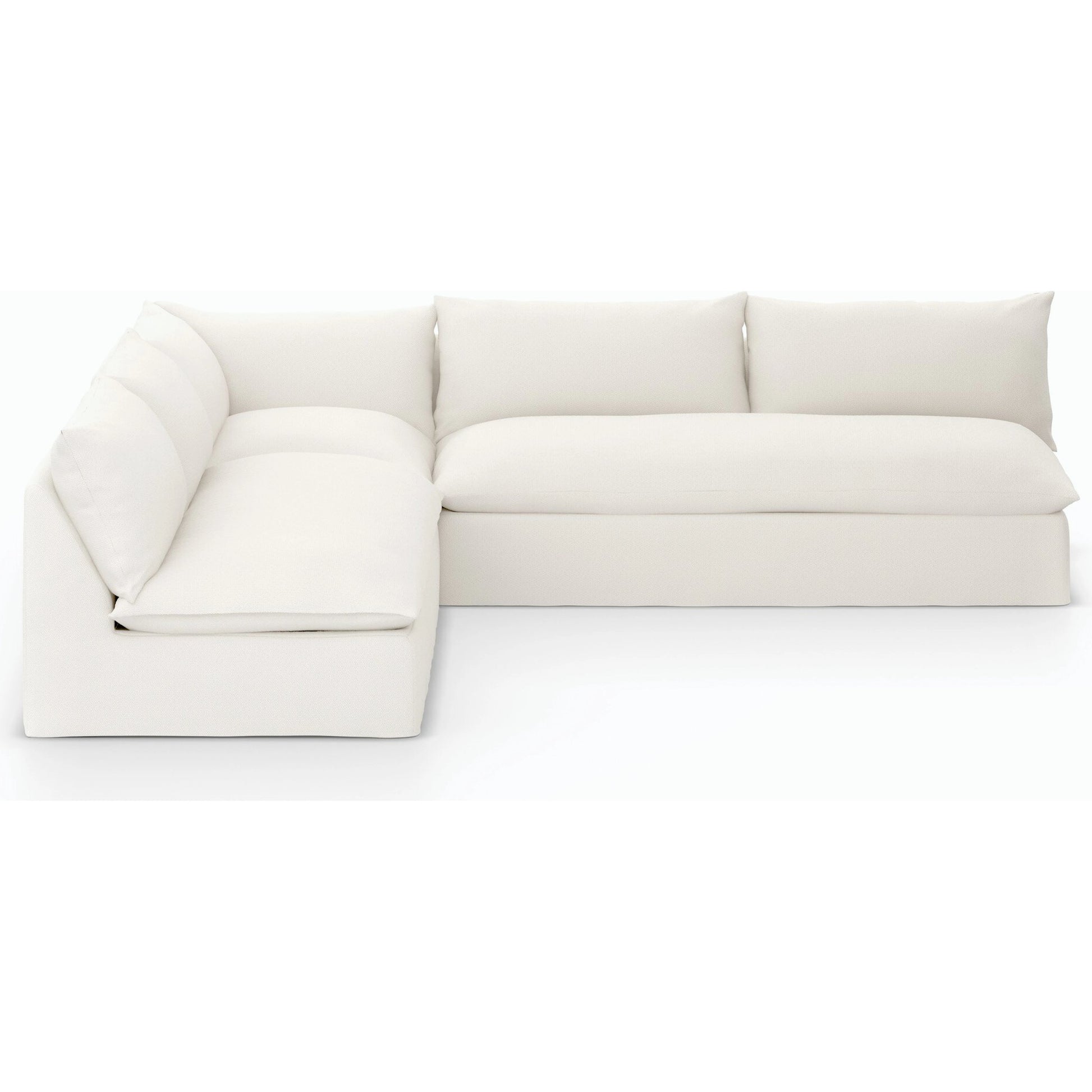 Grant Outdoor 3-PC Sectional by Four Hands. Made from 100% olefin, 91% polyurethane foam pad, 9% polyester fiber batting in a transitional style.