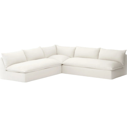 Grant Outdoor 3-PC Sectional by Four Hands. Made from 100% olefin, 91% polyurethane foam pad, 9% polyester fiber batting in a transitional style.