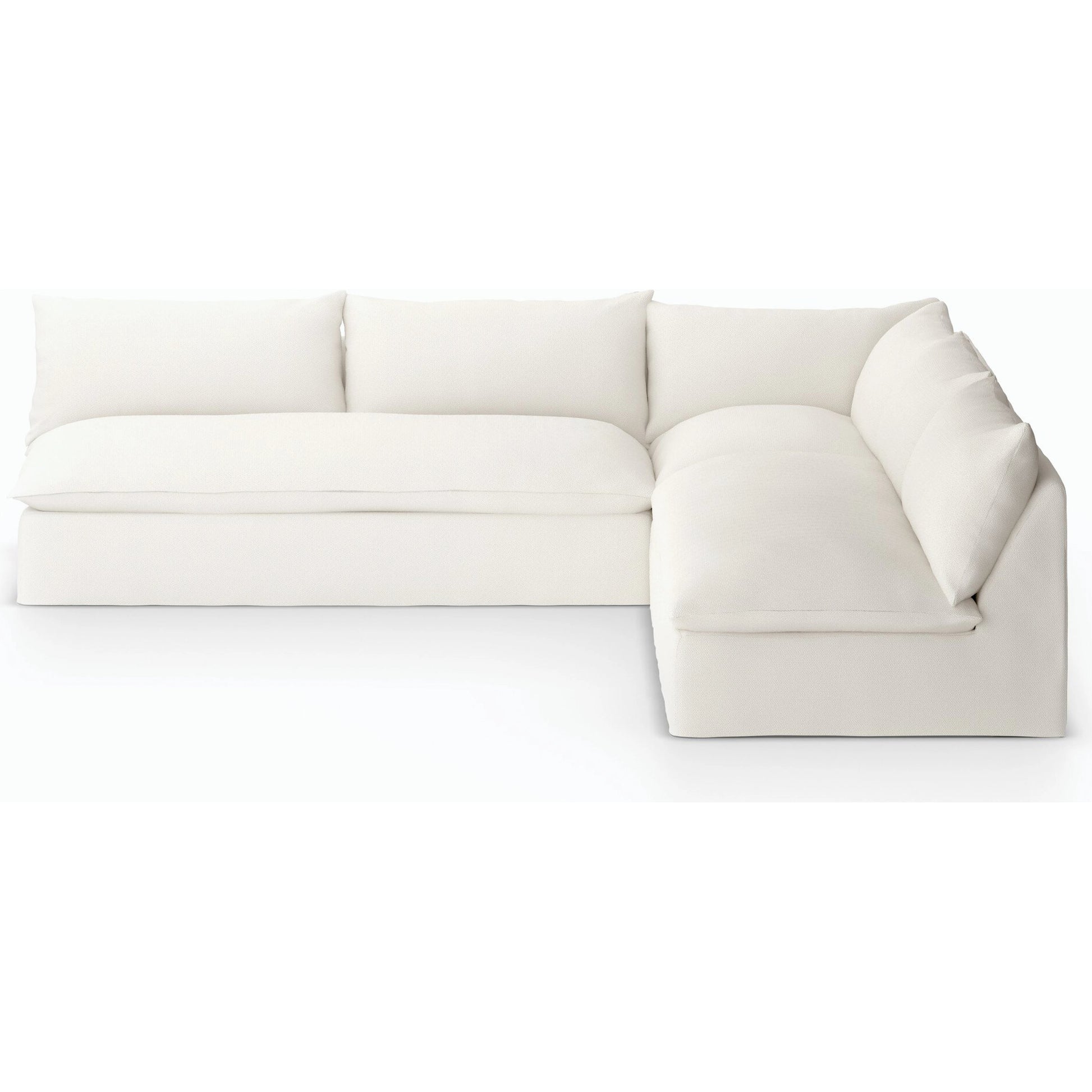 Grant Outdoor 3-PC Sectional by Four Hands. Made from 100% olefin, 91% polyurethane foam pad, 9% polyester fiber batting in a transitional style.