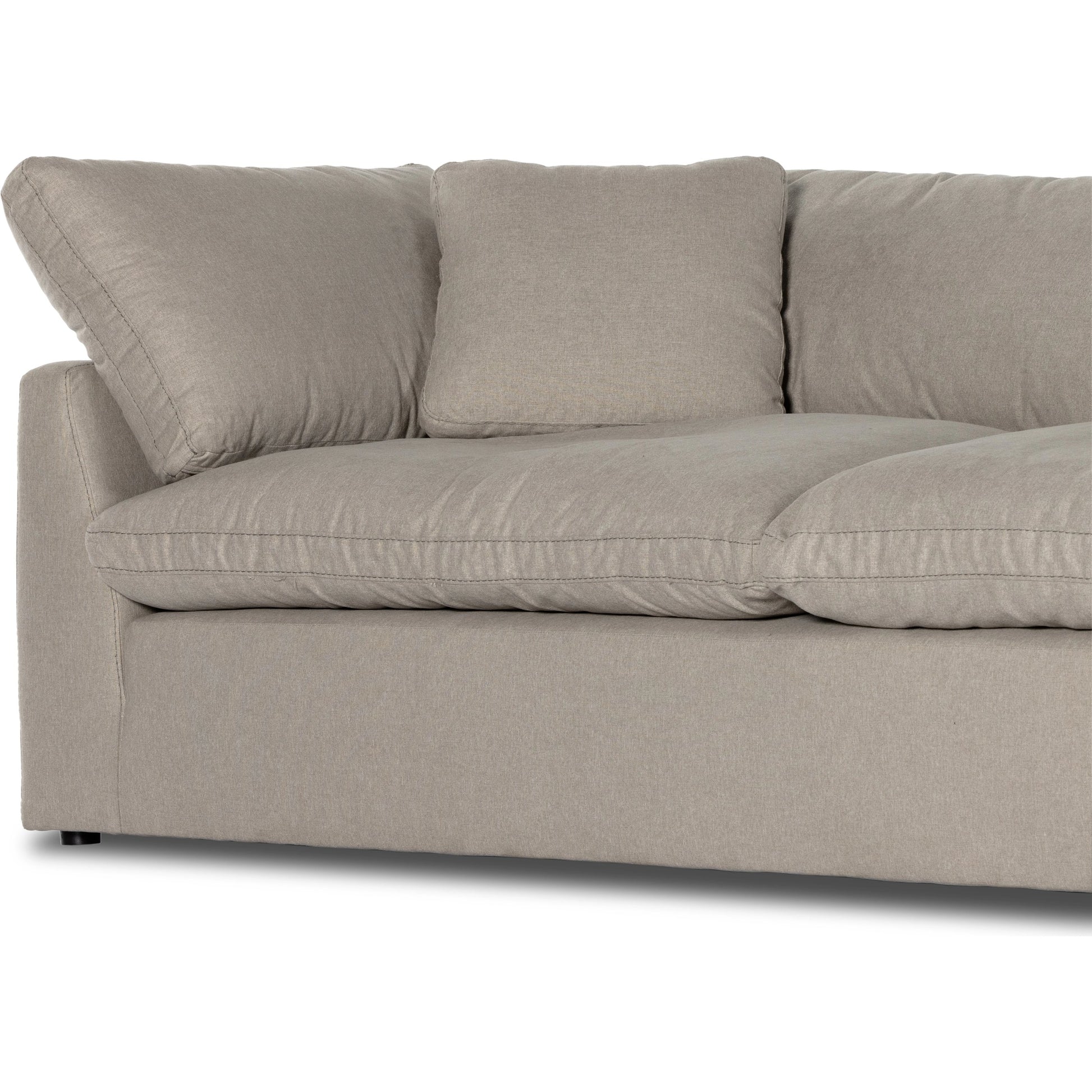 Stevie Sofa by Four Hands in anders ivory. Made from 100% polyester, pine plywood, solid pine in a modern style.