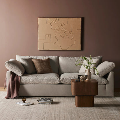 Stevie Sofa by Four Hands in anders ivory. Made from 100% polyester, pine plywood, solid pine in a modern style.