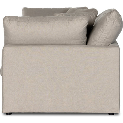 Stevie Sofa by Four Hands in anders ivory. Made from 100% polyester, pine plywood, solid pine in a modern style.