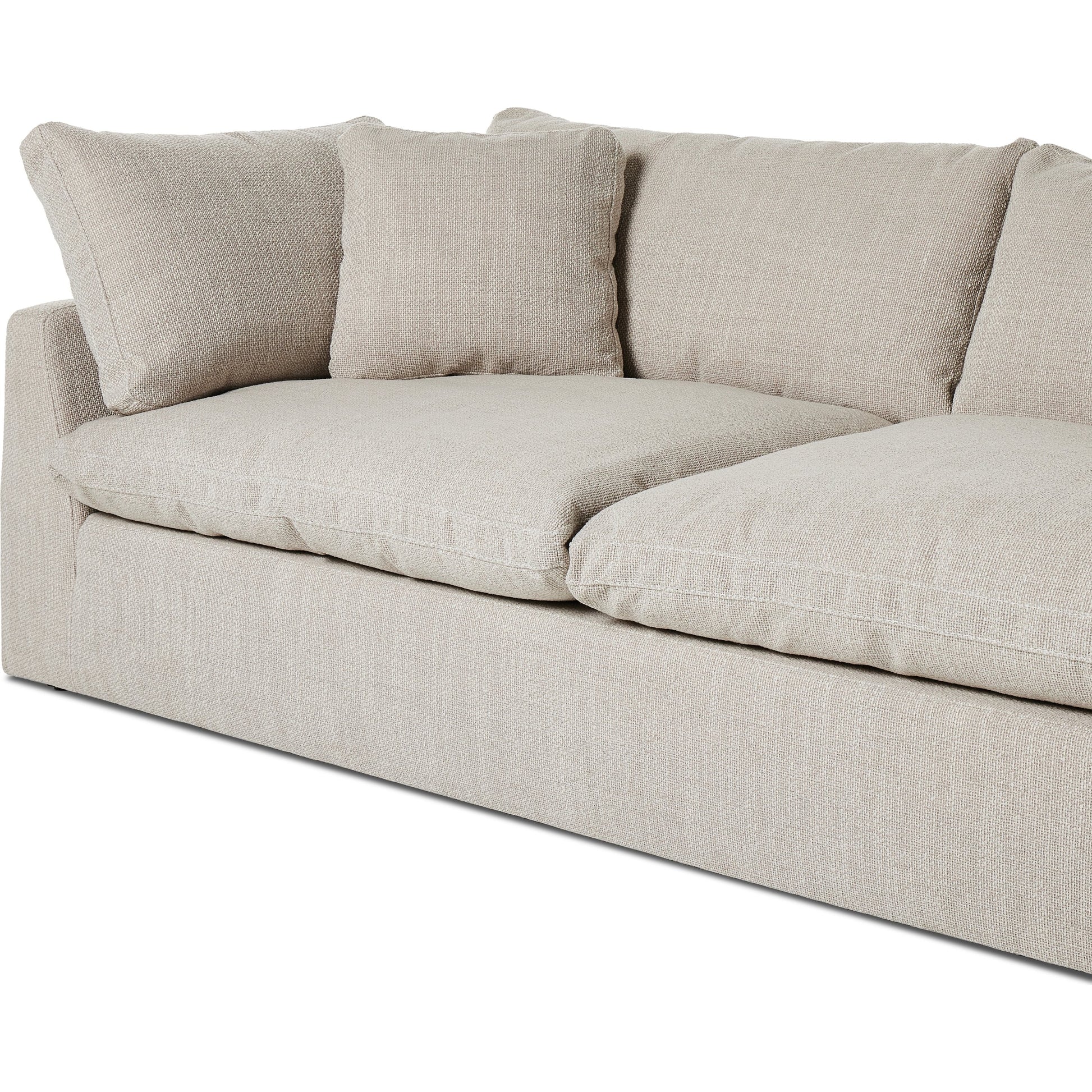 Stevie Sofa by Four Hands in anders ivory. Made from 100% polyester, pine plywood, solid pine in a modern style.