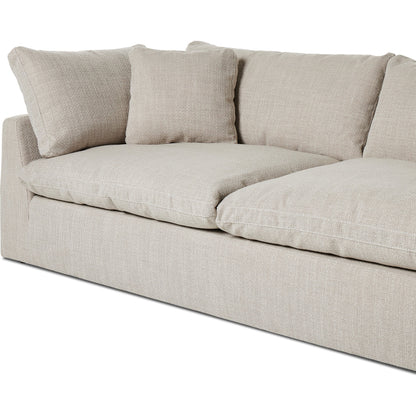 Stevie Sofa by Four Hands in anders ivory. Made from 100% polyester, pine plywood, solid pine in a modern style.