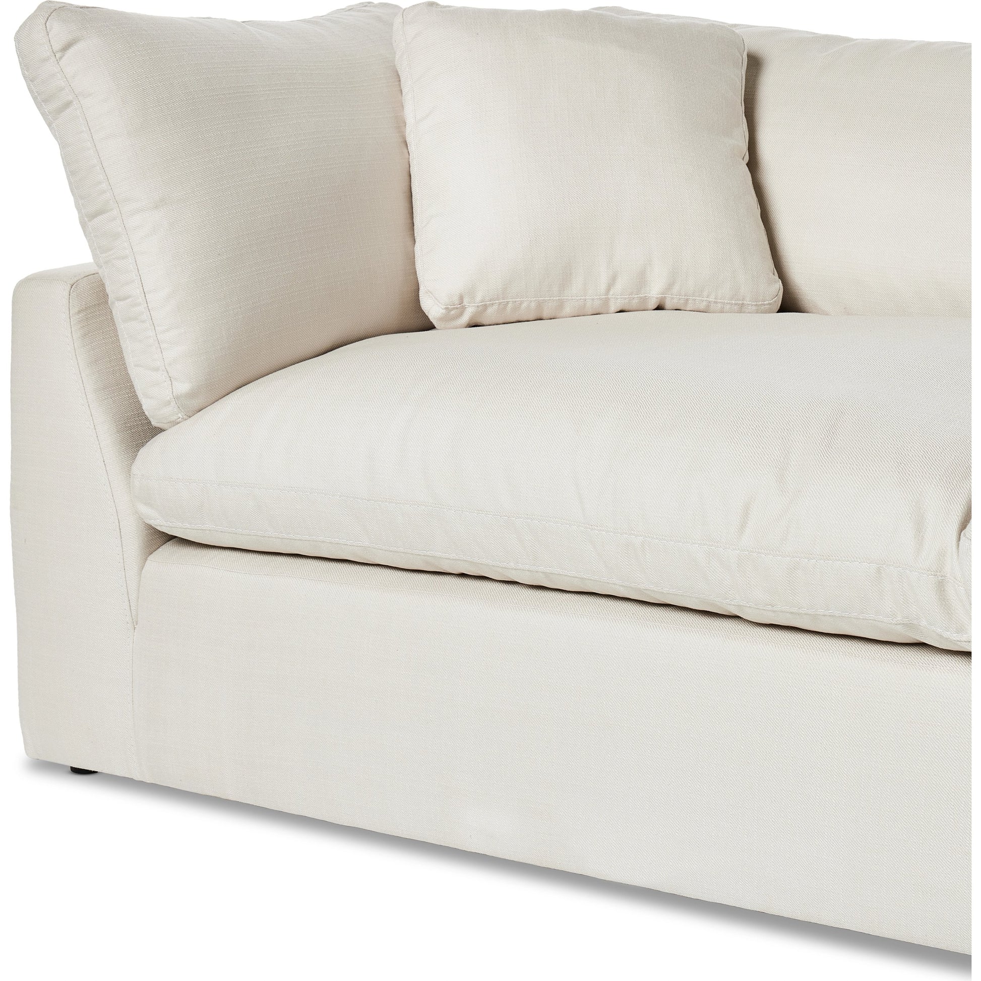 Stevie Sofa by Four Hands in anders ivory. Made from 100% polyester, pine plywood, solid pine in a modern style.
