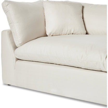 Stevie Sofa by Four Hands in anders ivory. Made from 100% polyester, pine plywood, solid pine in a modern style.