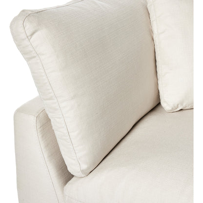 Stevie Sofa by Four Hands in anders ivory. Made from 100% polyester, pine plywood, solid pine in a modern style.