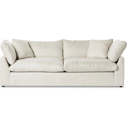 Stevie Sofa by Four Hands in anders ivory. Made from 100% polyester, pine plywood, solid pine in a modern style.