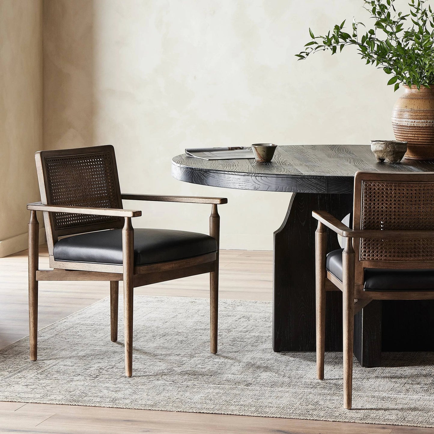 023 SI-2137727 | Lifestyle | Xavier Dining Armchair by Four Hands. Made from unique in a traditional style.