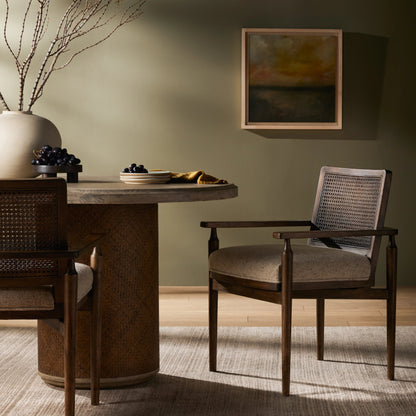Xavier Dining Armchair by Four Hands. Made from unique in a traditional style.
