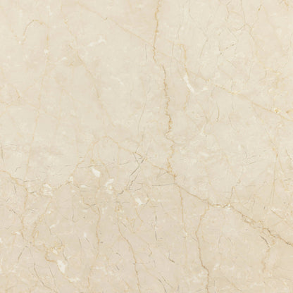 Belle Round Dining Table by Four Hands. Made from solid marble, iron in a modern style.