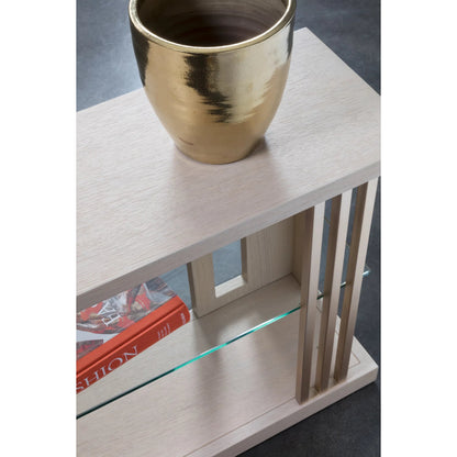 St Ives Sofa Table by Artistica Home in sandrift. Made from unique in a transitional style.