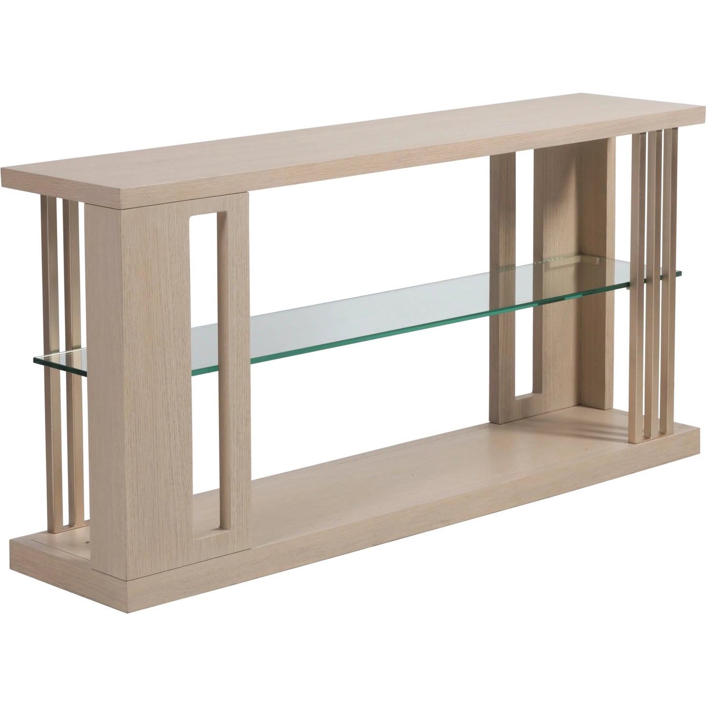001 SI-2243916 | Primary Silo | St Ives Sofa Table by Artistica Home in sandrift. Made from unique in a transitional style.