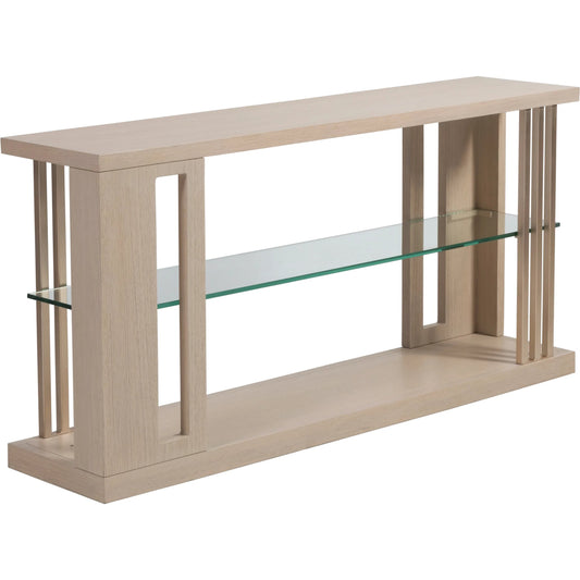 St Ives Sofa Table by Artistica Home in sandrift. Made from unique in a unique style.