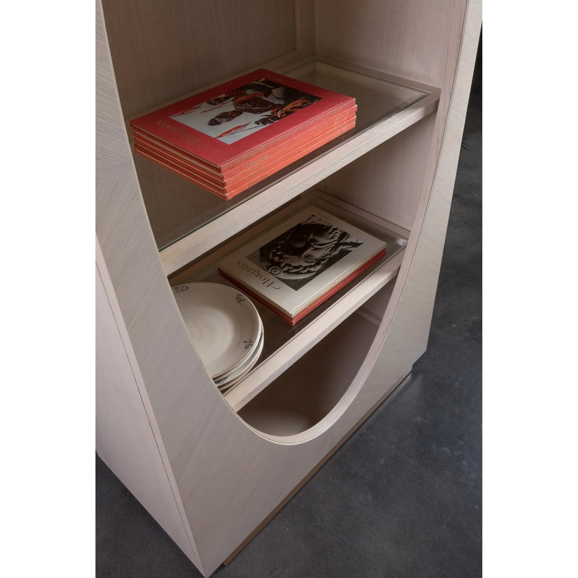 St Ives Bookcase by Artistica Home in sandrift. Made from unique in a transitional style.