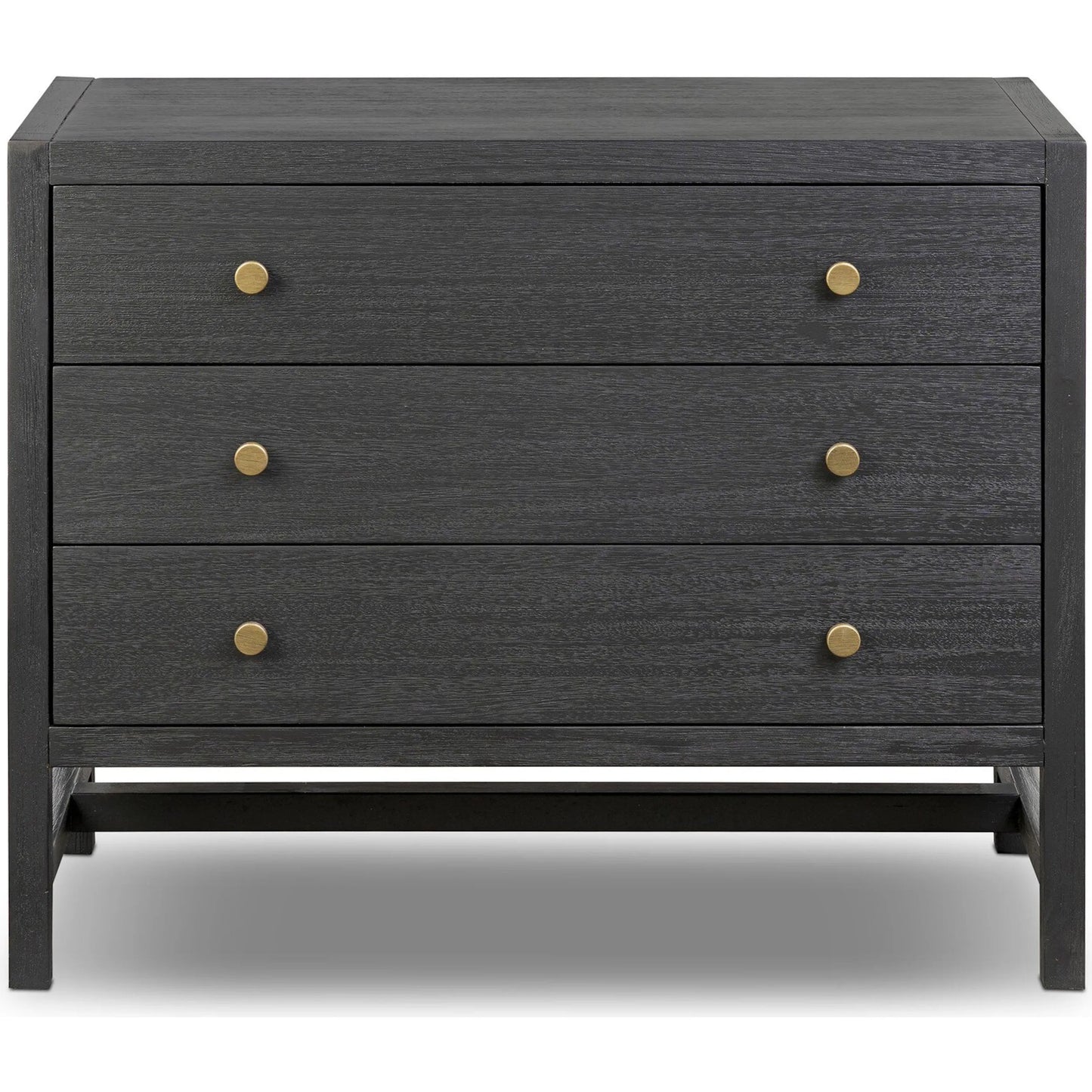016 SI-2535374 | Additional Silo | Sullivan Nightstand by Four Hands in saddle tan veneer, saddle tan, golden brass. Made from unique in a modern style.