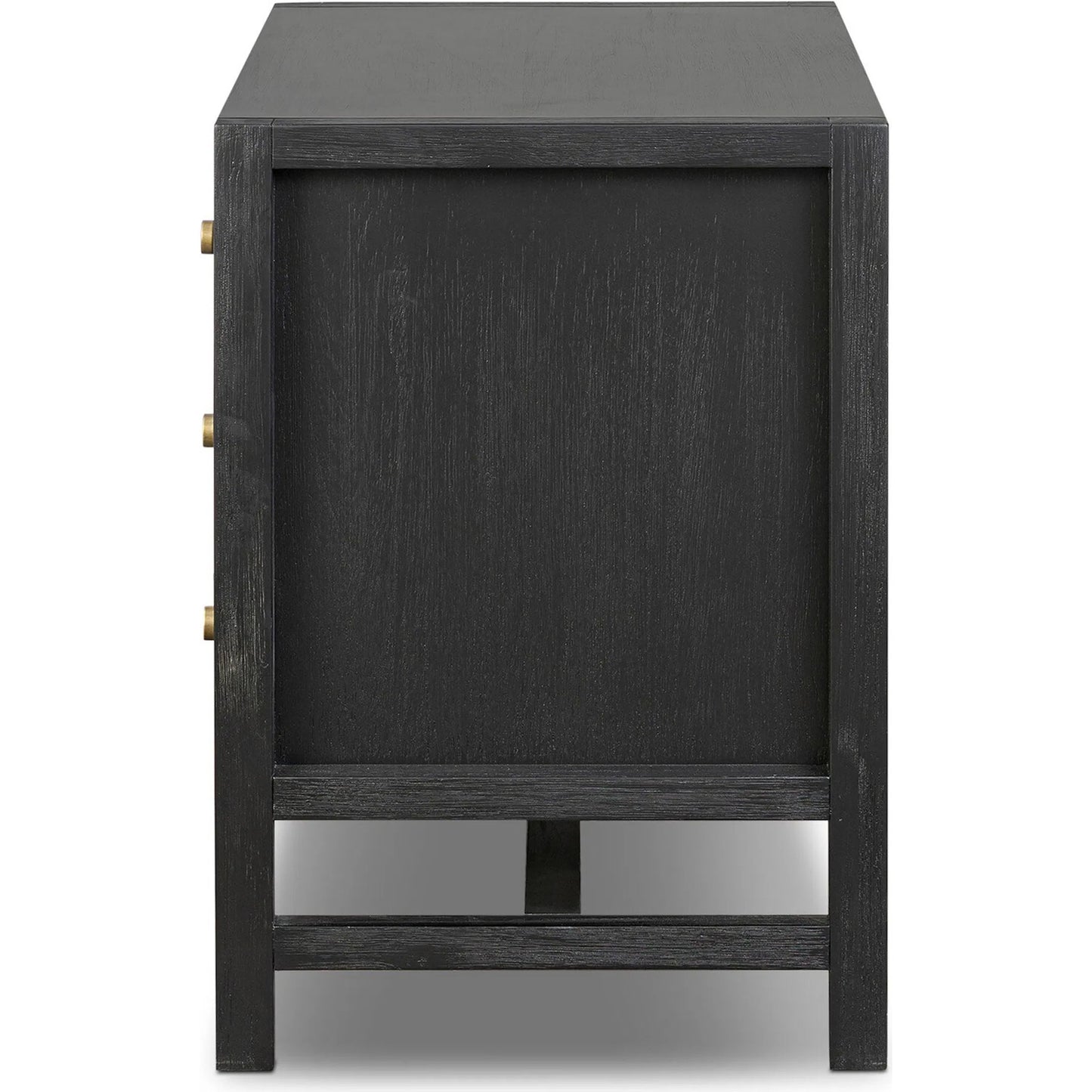 017 SI-2535374 | Additional Silo | Sullivan Nightstand by Four Hands in saddle tan veneer, saddle tan, golden brass. Made from unique in a modern style.