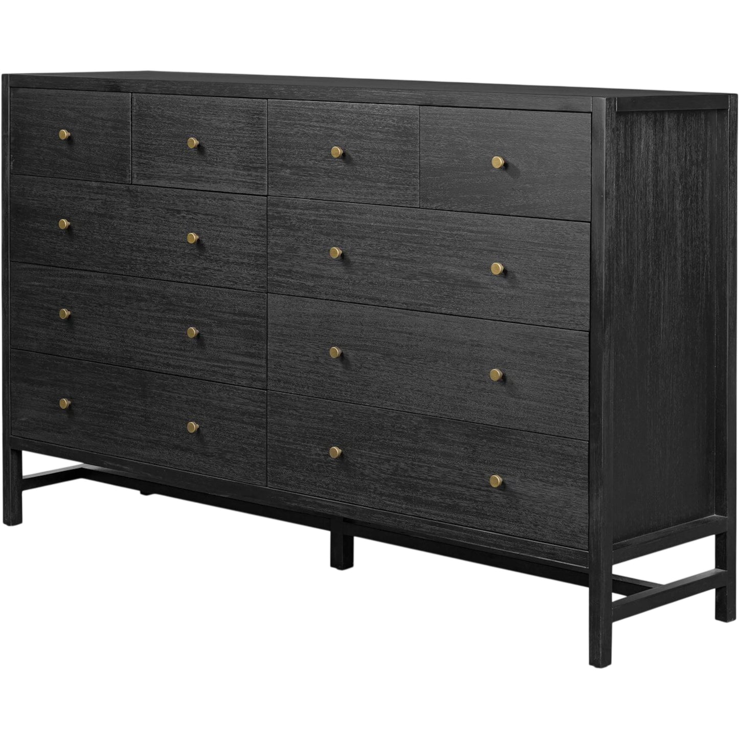 002 SI-2535371 | Primary Silo | Sullivan 10 Drawer Dresser by Four Hands in saddle tan. Made from unique in a modern style.