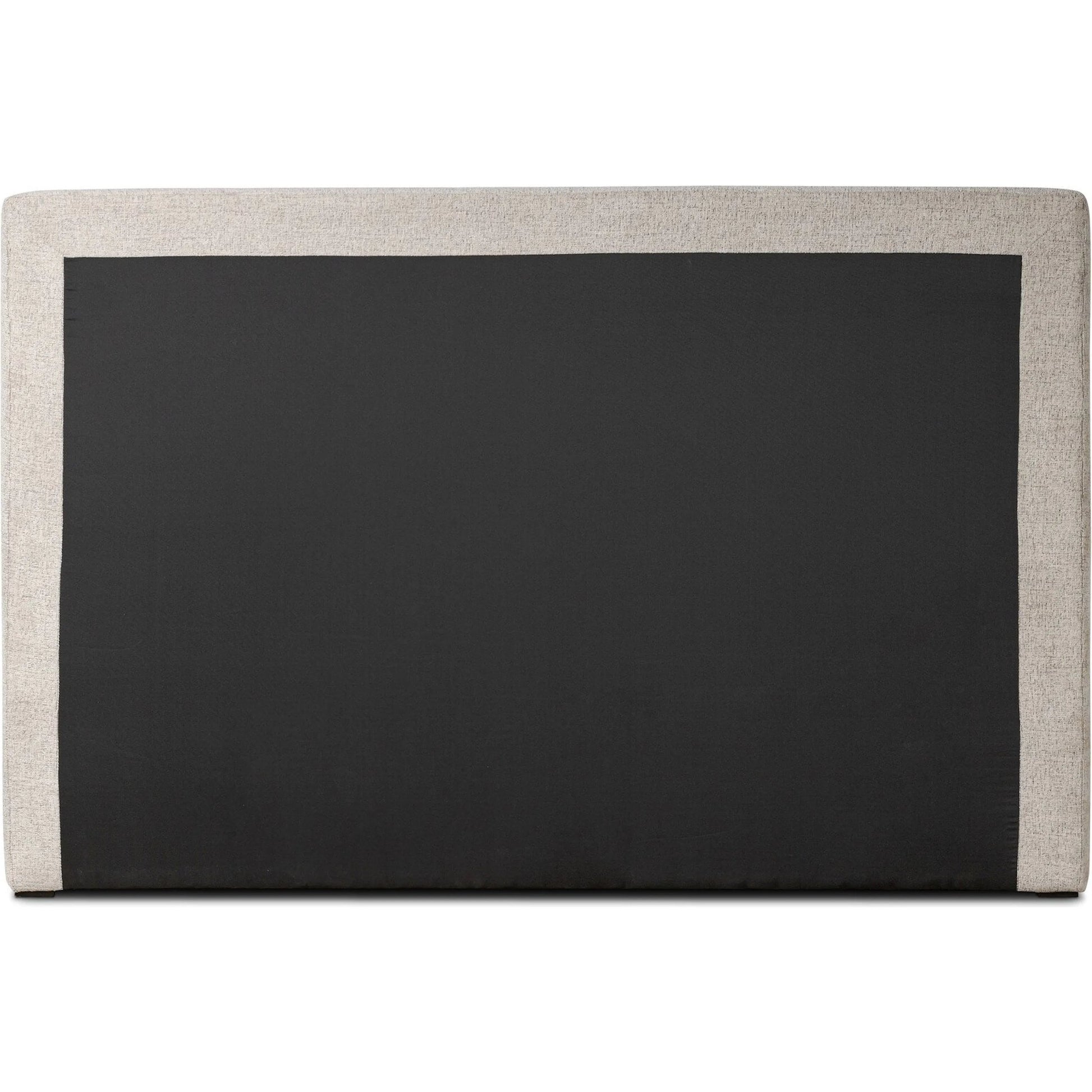 Quincy Bed by Four Hands in plushtone linen, black. Made from 100% polyester, solid parawood in a transitional style.