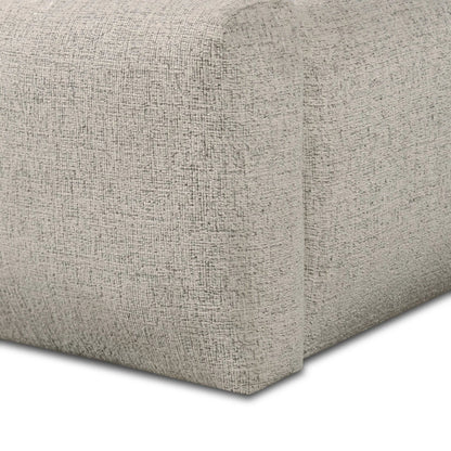 Quincy Bed by Four Hands in plushtone linen, black. Made from 100% polyester, solid parawood in a transitional style.