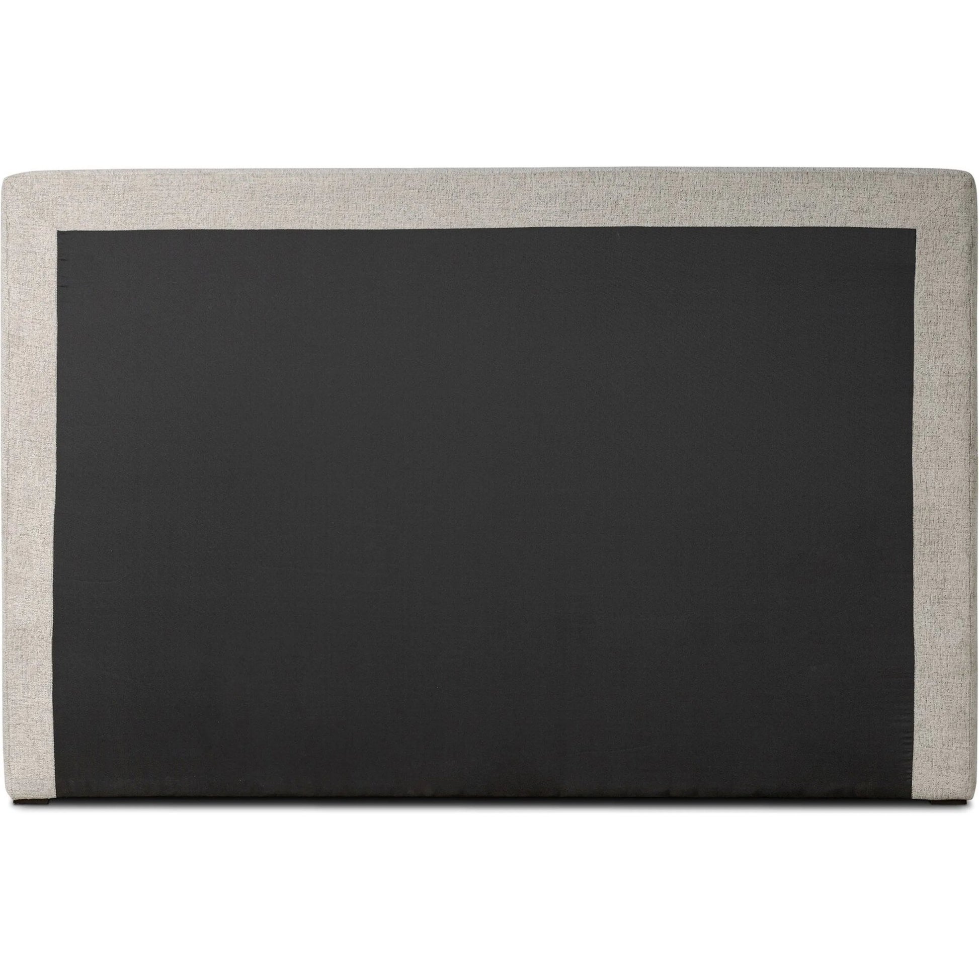 Quincy Bed by Four Hands in plushtone linen, black. Made from 100% polyester, solid parawood in a transitional style.