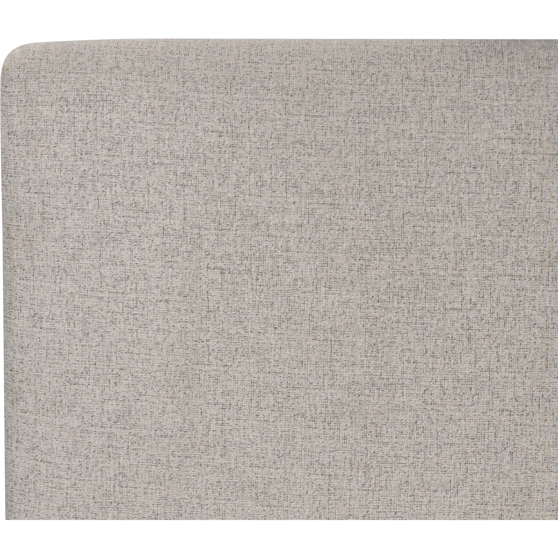 Quincy Bed by Four Hands in plushtone linen, black. Made from 100% polyester, solid parawood in a transitional style.