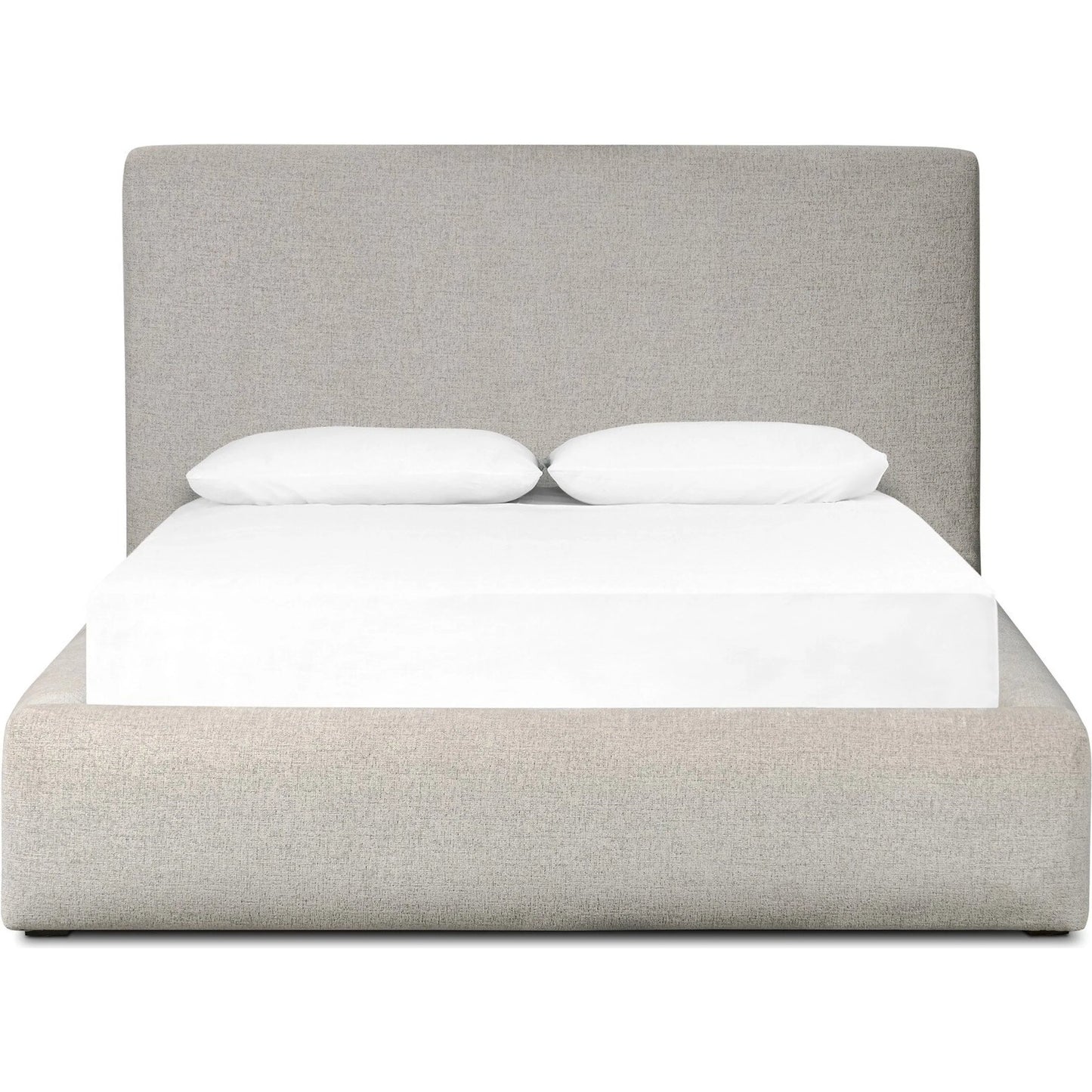 003 SI-2519272 | Additional Silo | Quincy Bed by Four Hands in plushtone linen, black. Made from 100% polyester, solid parawood in a transitional style.