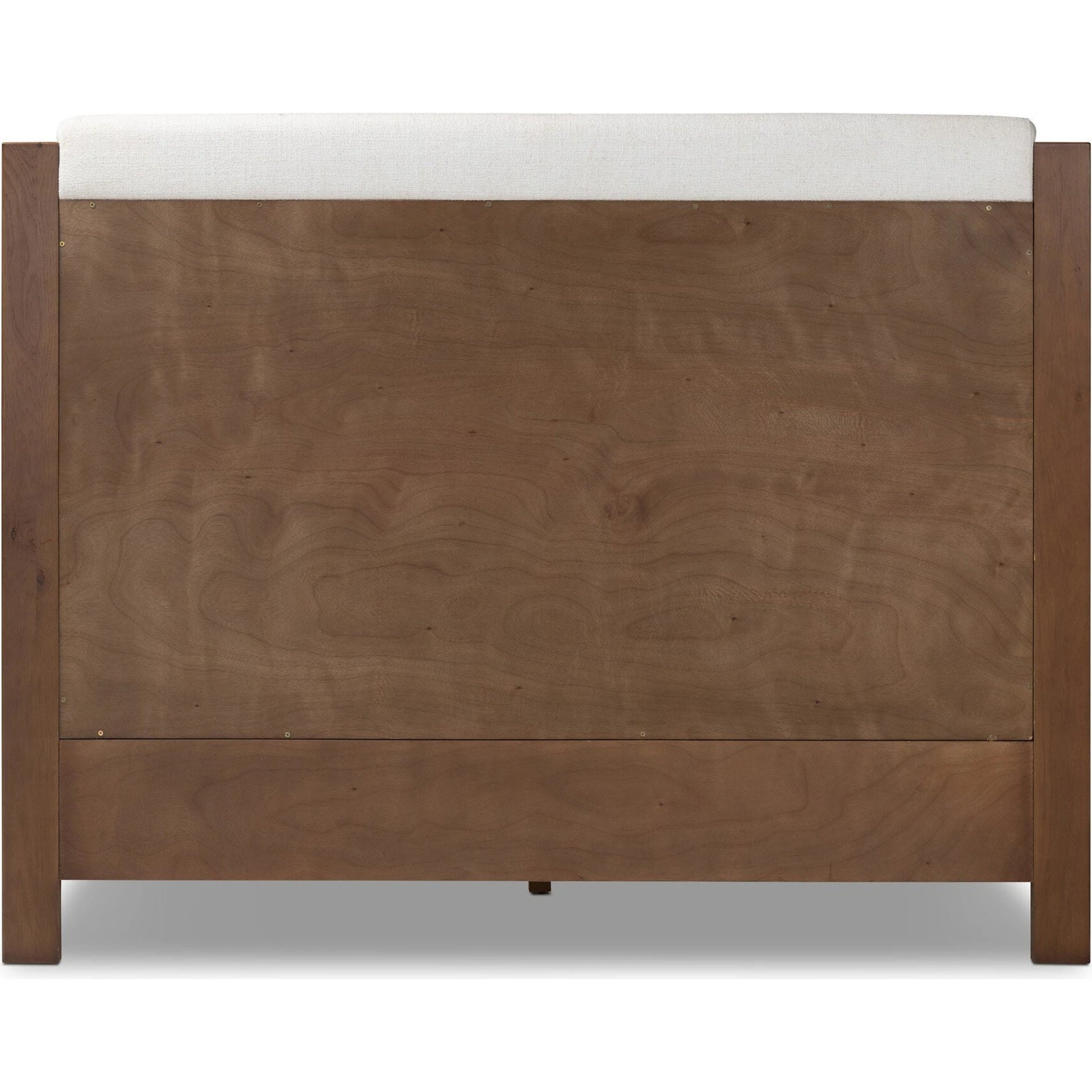 Willem Bed by Four Hands in omari natural, saddle tan oak, saddle tan oak veneer. Made from 79% polyester, 16% viscose (rayon), 5% flax/linen, solid oak, oak veneer in a modern style.