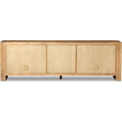 Briarbrook Sideboard by Four Hands in distressed light pine. Made from solid pine in a modern style.