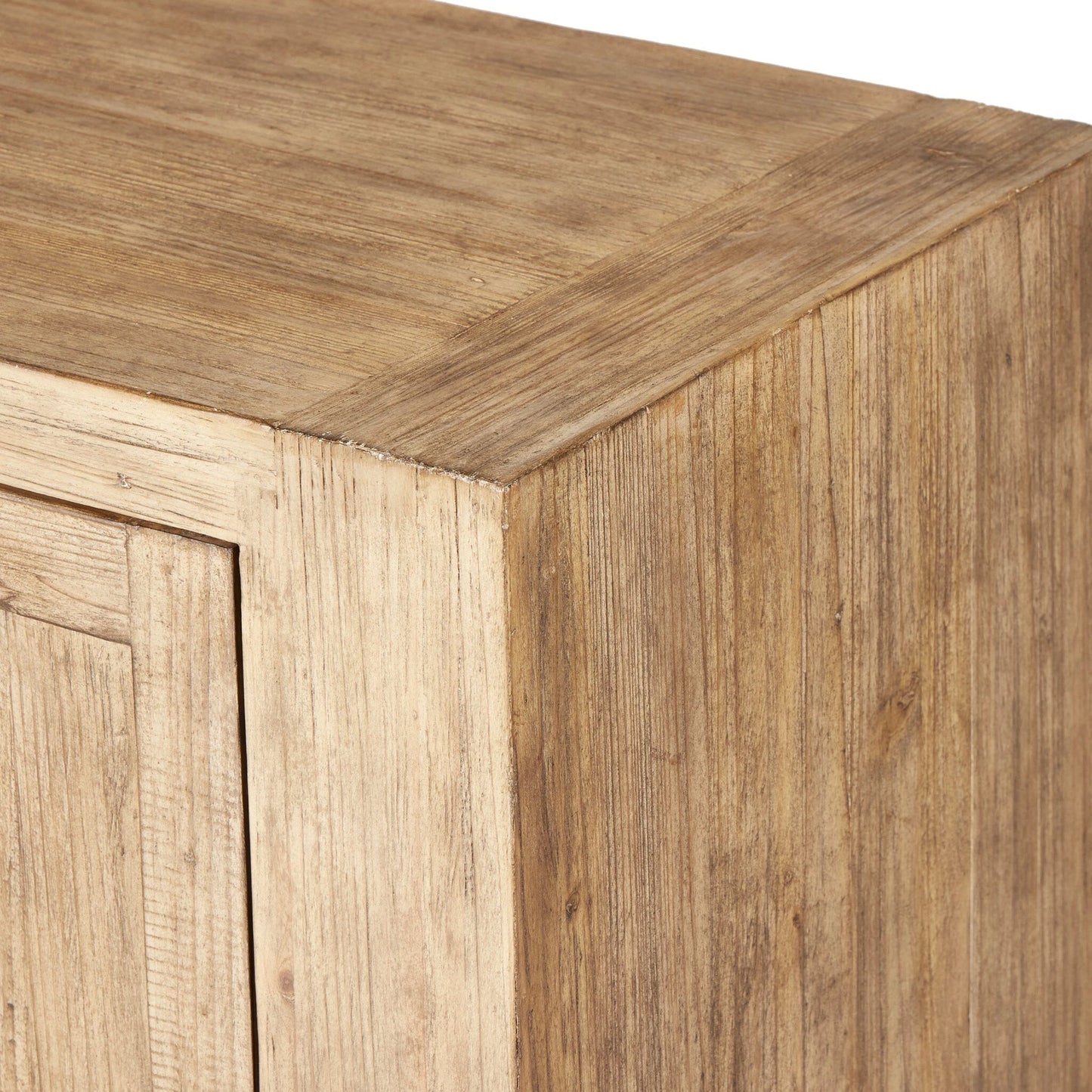 008 SI-2137233 | Closeup | Briarbrook Sideboard by Four Hands in distressed light pine. Made from solid pine in a modern style.