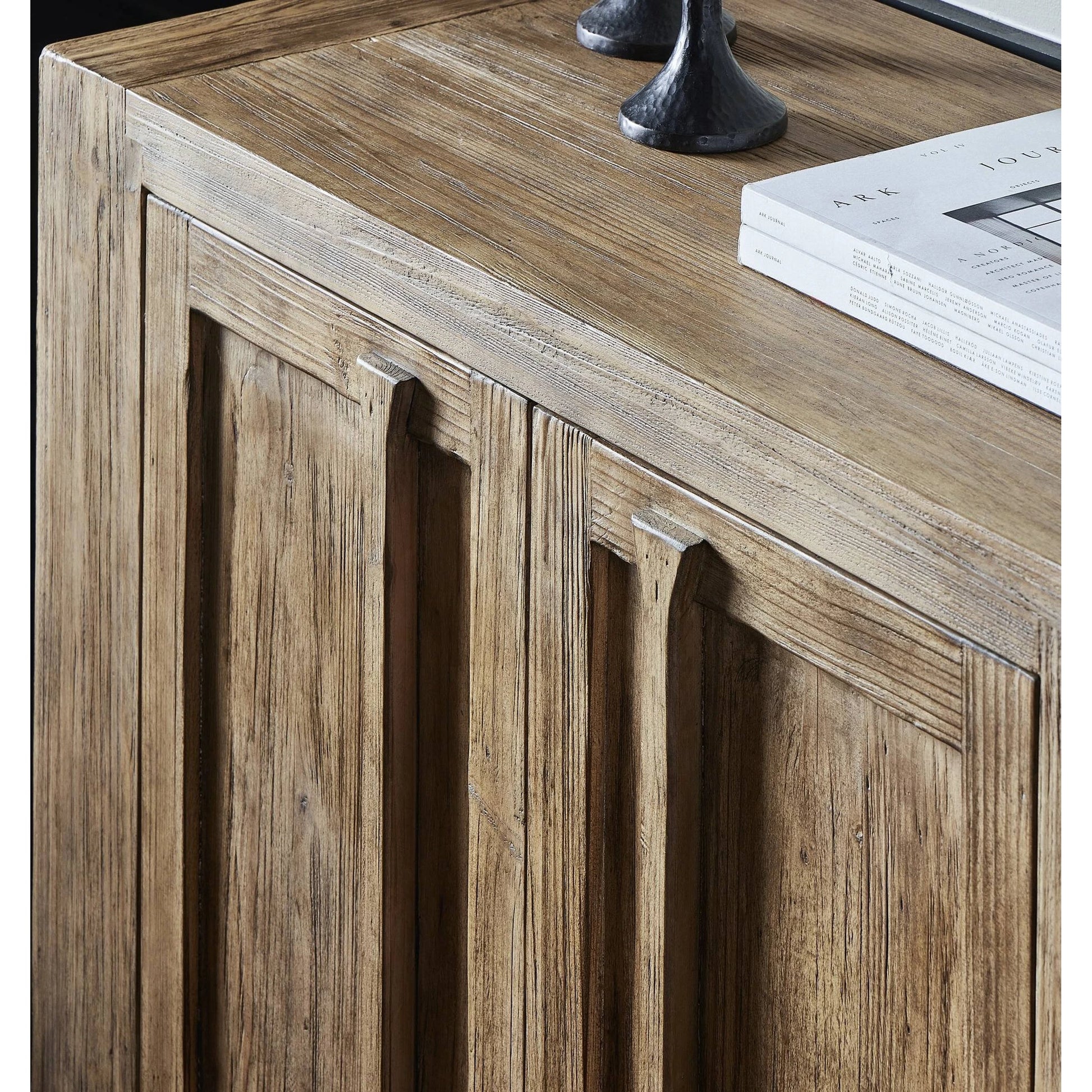 Briarbrook Sideboard by Four Hands in distressed light pine. Made from solid pine in a modern style.