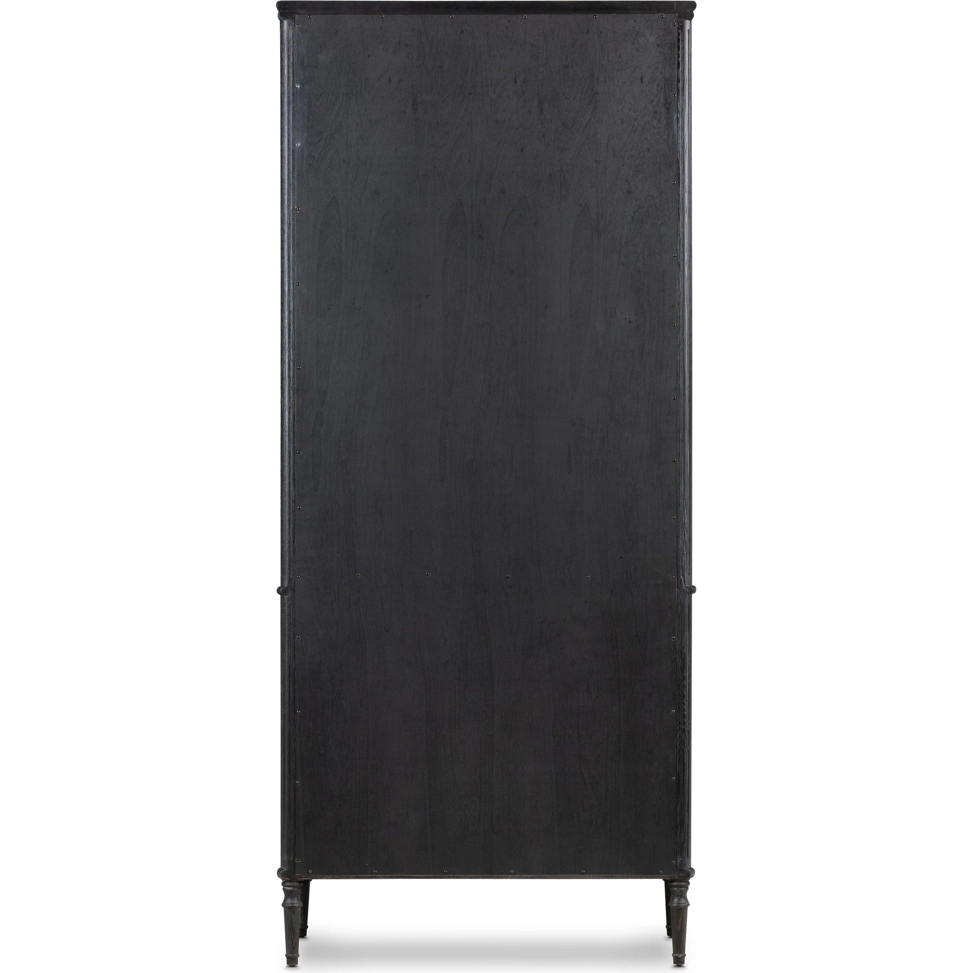 Toulouse Cabinet by Four Hands in distressed black oak, honey grey oak. Made from solid oak, oak veneer in a modern style.