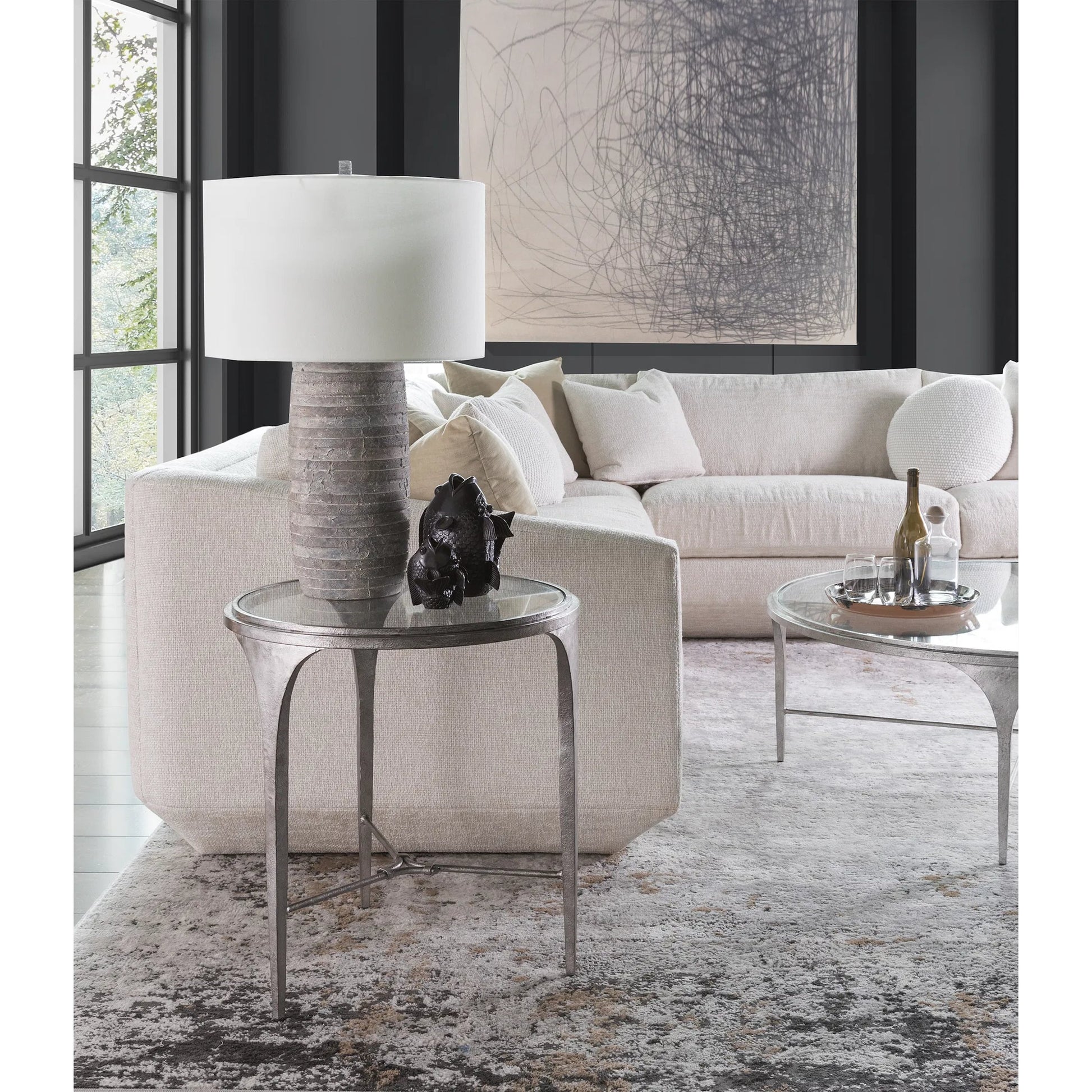 Porto Round End Table by Artistica Home. Made from unique in a modern style.