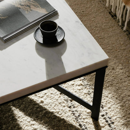Hammered Iron Coffee Table by Four Hands. Made from unique in a modern style.